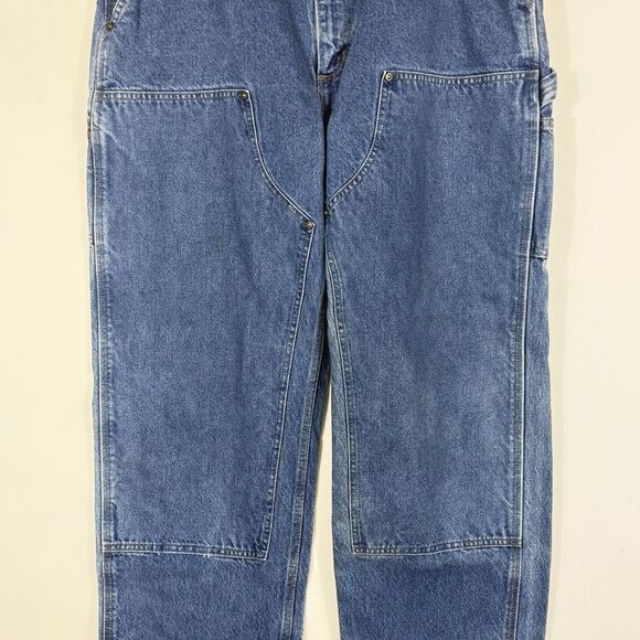 Carhartt Mens 38 x 32 Vintage US Union Made Double Panel B73DST Workwear Jeans - Picture 4 of 10
